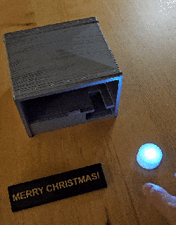 morire difficile Natale ornamento casa natale guidato deco 3d print model - Mito3D