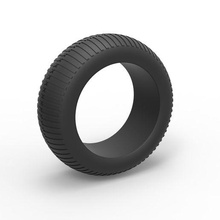 diecast pé 5 pneu escala 1 25 roda brinquedo impressão imprimível retro moda antiga monstro bigfoot5 3d print model - Mito3D
