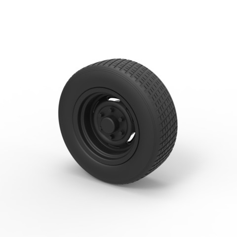 diecast car wheel 2 various toy truck vehicle part tire 3D print model - Mito3D