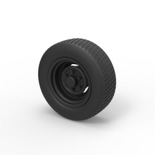 diecast roda de carro 2 vários brinquedo caminhão do veículo a parte pneu 3d print model - Mito3D