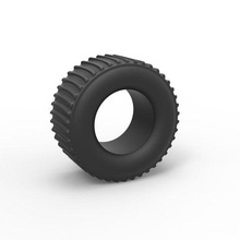 döküm kir dragster arka tekerlek ölçek 1 25 ölçekli oyuncak Yazdır yazdırılabilir offroad çamur pislik sürükler sürüklemek 3d print model - Mito3D