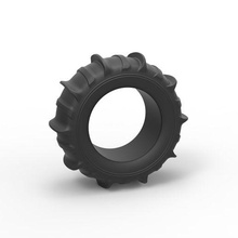 fundido presión duna calesa posterior neumático 4 escala 1 10 rueda escamoso juguete impresión imprimible camino arena buggy 3d print model - Mito3D