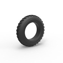 diecast dune buggy tire 2 scale 1 10  tire tyre wheel diecast scaled toy print printable offroad sand dunebuggy buggy 3d print model - Mito3D