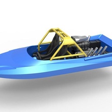 döküm jet sürat koşusu tekne ölçek 1 25 3d print model - Mito3D