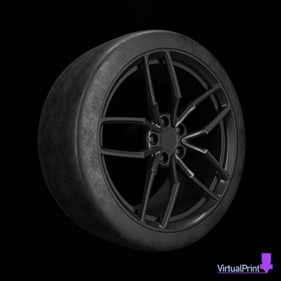 diecast lamborghini huracan wheel assembly car design tuning hobby rims tyres modification parts wheels performance custom resin racing kit speed scale model 3d print model - Mito3D