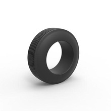 diecast lowrider tire 2 scale 1 25 3d print model - Mito3D