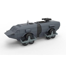 miniatures landmaster damnation alley échelle 138 divers arme à feu véhicule la réplique film terrastar scifi militari jouet 3d print model - Mito3D
