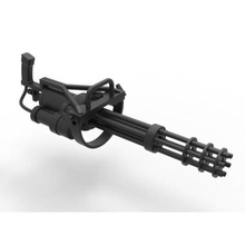 diecast modelo de ametralladora m134 escala 14 varios gunmachine la minigun arma juguete 3d print model - Mito3D