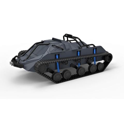 diecast modelo ripsaw ev2 cuerpo de la recogida escala 124 varios extrema offroad seguimiento tanque vehículo 3D print model - Mito3D