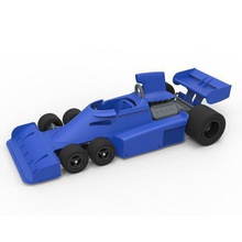 1 24 döküm modeli p34 tyrrell 6 wheeler formula ölçek çeşitli yineleme yarış sixwheeled ölçeklendirilmiş yazdırılabilir baskı oyuncak araç şimdi f1 formül araba tyrrel 3d print model - Mito3D