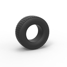 diecast offroad tire 22 scale 1 25 tyre wheel scaled toy print printable dirt 3d print model - Mito3D