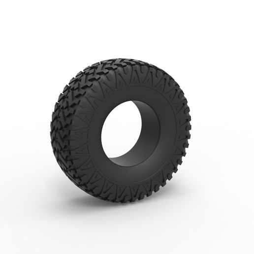 moulé pression route pneu 30 échelle 1 25 3D print model - Mito3D
