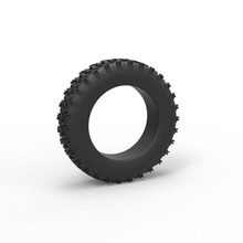 diecast offroad tire 33 scale 1 10 3d print model - Mito3D