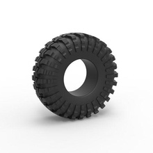 diecast offroad tire 35 scale 1 25 3d print model - Mito3D
