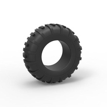 diecast offroad tire 37 scale 1 25 3d print model - Mito3D