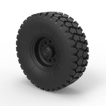 moulé sous pression tout-terrain de roue camion 2 divers allterrain véhicule voiture partie des pneus jouet 3d print model - Mito3D