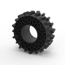 Druckguss-offroad twheel Reifen flexibles filament verschiedene offroad skaliert - Spielzeug bedruckbar ist drucken Fahrzeug Teil Rad diecast Konzept 3d print model - Mito3D