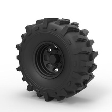 diecast offroad roda 19 vários allterrain pneu do veículo de carro brinquedo 3d print model - Mito3D