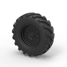 diecast offroad wheel 5 various toy truck vehicle car part tire allterrain 3d print model - Mito3D