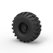 diecast offroad wheel 7 various toy truck vehicle car part tire allterrain 3d print model - Mito3D