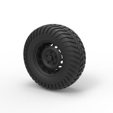 diecast offroad wheel 8 various toy truck vehicle car part tire allterrain 3d print model - Mito3D