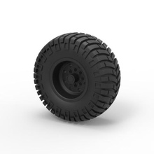 diecast offroad wheel 10 various toy truck vehicle car part tire allterrain 3d print model - Mito3D