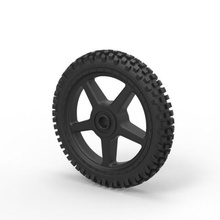 diecast offroad wheel 12 various toy vehicle car part tire allterrain 3d print model - Mito3D