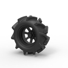 diecast offroad wheel 15 various toy truck vehicle car part tire allterrain 3d print model - Mito3D