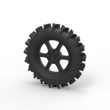 diecast offroad wheel 20 various toy truck vehicle car part tire allterrain 3d print model - Mito3D