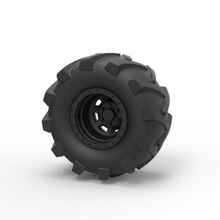diecast offroad wheel 21 various toy truck vehicle car part tire allterrain 3d print model - Mito3D