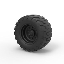 diecast offroad wheel 23 various toy truck vehicle car part tire allterrain 3d print model - Mito3D