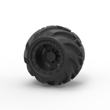 diecast offroad wheel 16 various toy truck vehicle car part tire allterrain 3d print model - Mito3D