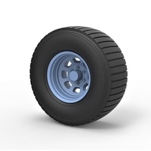 diecast offroad wheel 33 various allterrain scaled toy printable print vehicle part tire 3d print model - Mito3D