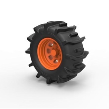 diecast offroad wheel 34 various scaled toy printable print vehicle part tire 3d print model - Mito3D