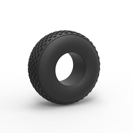 diecast pressão pneu 3 escala 1 25 3D print model - Mito3D