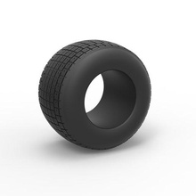 diecast race tire 2 scale 1 10 tyre wheel scaled toy print printable sport 3d print model - Mito3D