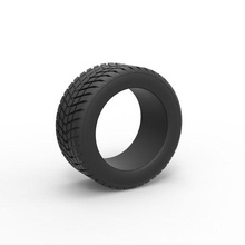 diecast race tire 3 scale 1 25 3d print model - Mito3D