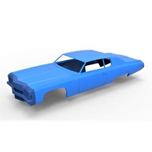 moulé sous pression shell chevrolet impala 1972 échelle de 1 à 20 divers corps passe-temps véhicule l'impala voiture partie 3d print model - Mito3D