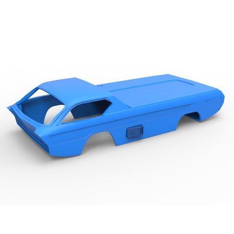 moulé sous pression shell modèle dodge deora échelle de 1 à 24 divers concept corps partie jouet véhicule voiture 3D print model - Mito3D