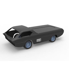 fundido a presión shell ruedas modelo dodge deora escala 1 24 varios hobby diseño imprimible la impresión de juguete parte cuerpo concepto vehículo coche 3d print model - Mito3D