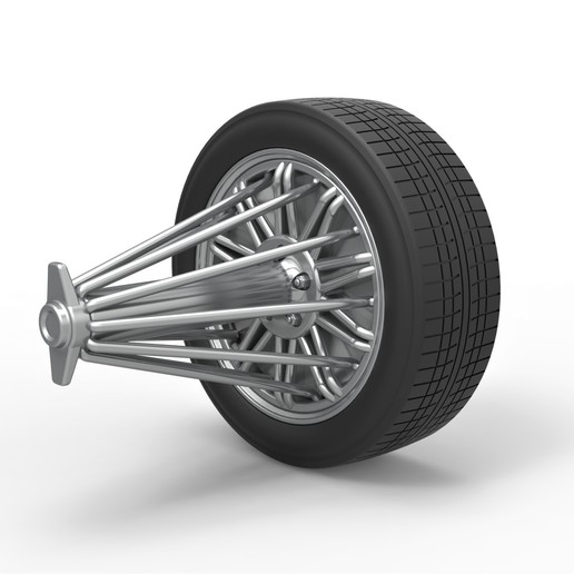 fundido presión losa rueda escala 1 10 neumático coche vehiculo vieja escuela cable alambre losas lalilla swangin SwanginWheel swangas juguete impresión imprimible 3D print model - Mito3D