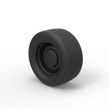 diecast sport wheel 5 various toy vehicle car part tire 3d print model - Mito3D