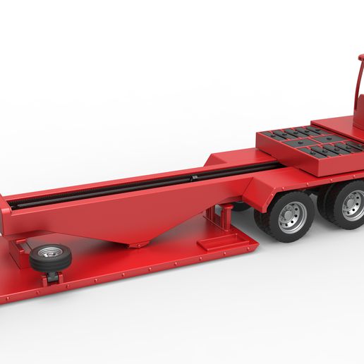 fundido presión tractor tracción trineo escala 1 25 3D print model - Mito3D