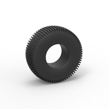 diecast trom pneu 4 escala 1 25 roda brinquedo impressão imprimível estrada terreno 3d print model - Mito3D