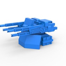 diecast turret gun scale 1 25 3d print model - Mito3D