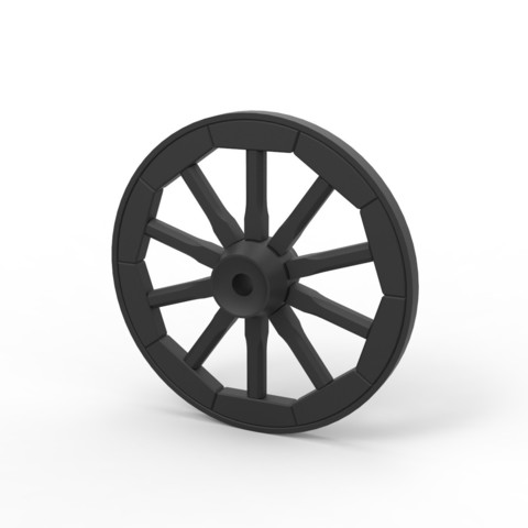 moulé sous pression roue de wagon divers jouet partie véhicule 3D print model - Mito3D