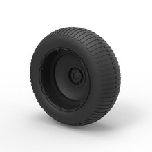 diecast wheel bigfoot 5 various toy truck vehicle car part tire allterrain offroad 3d print model - Mito3D