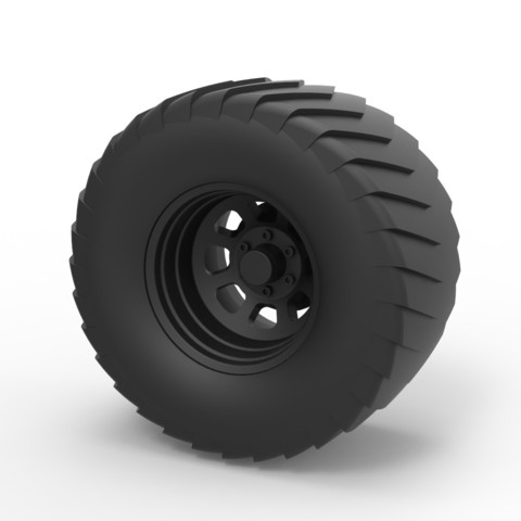 pressofuso ruota tirando camion vari sport auto parte pneumatico giocattolo 3D print model - Mito3D