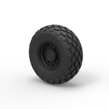Druckguss-Rad-roller-Walze verschiedene - Spielzeug Traktor Fahrzeug Teil Reifen 3d print model - Mito3D
