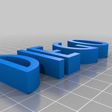 diego customized office 3d print model - Mito3D